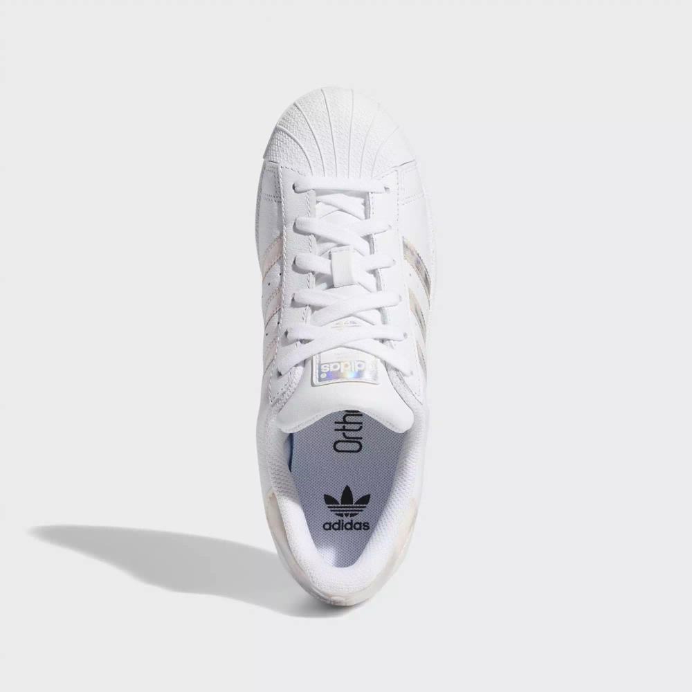 Adidas Superstar Tenis Blancos Para Niña (MX-38816)